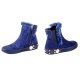 Ботинки с опушкой Samkari-design 18520 синие